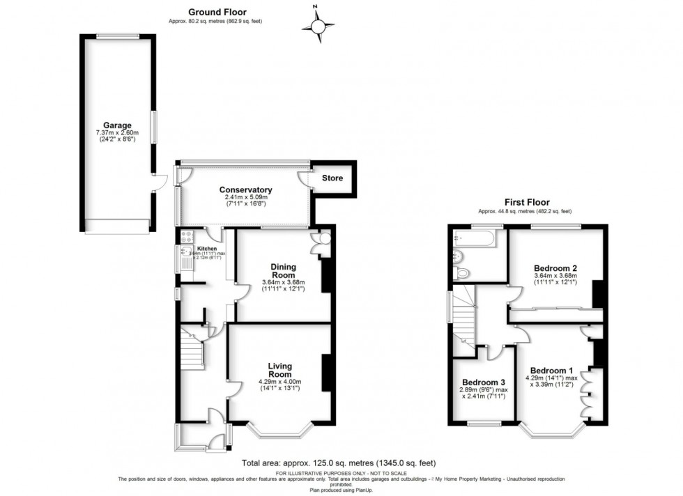 Floorplan for Amersham, Bucks, HP7