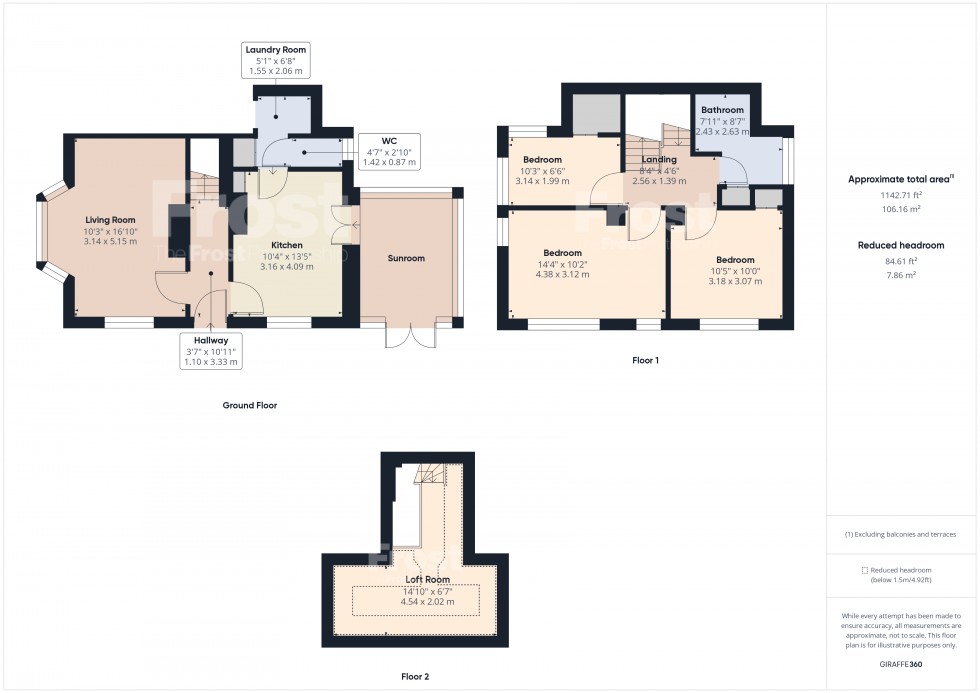 Floorplan for Stanwell, Middlesex, TW19