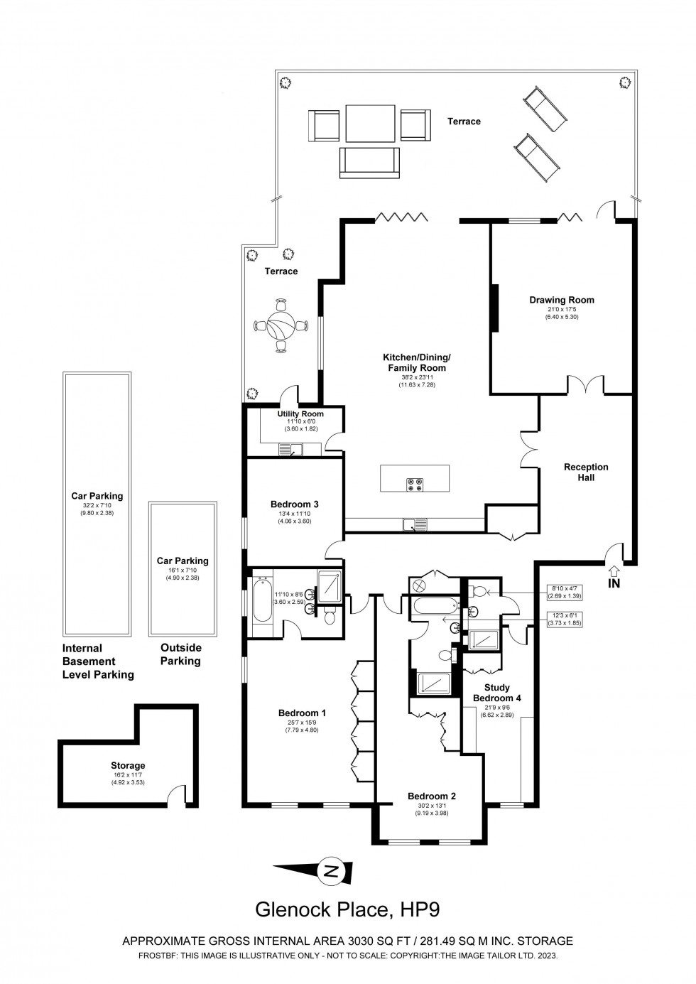 Floorplan for Knotty Green, Beaconsfield, HP9