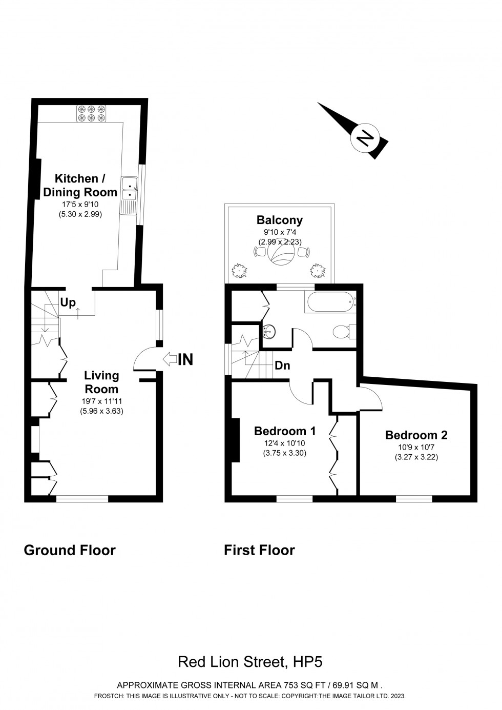 Floorplan for Chesham, , HP5