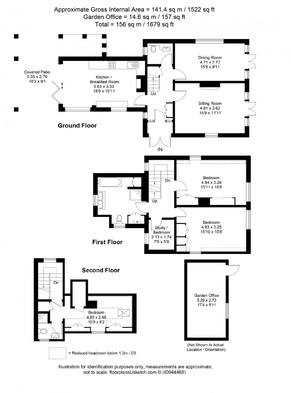Floorplan for Chalfont St. Giles, , HP8