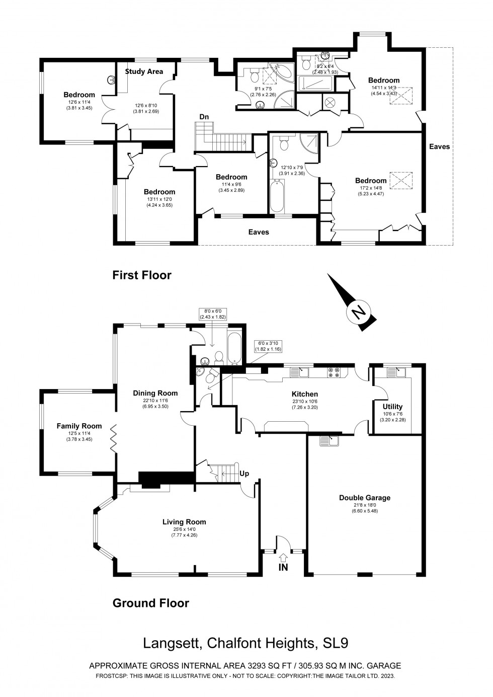 Floorplan for Woodside Hill, Chalfont Heights, SL9