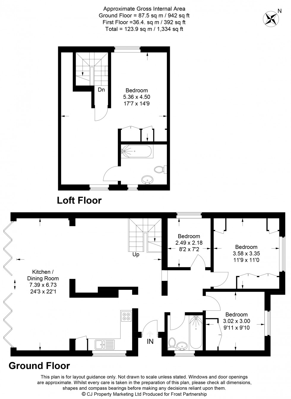 Floorplan for Chalfont St. Peter, Gerrards Cross, SL9