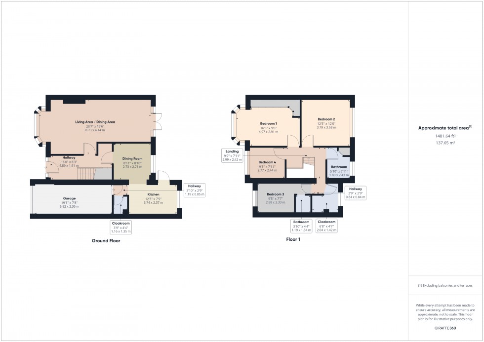 Floorplan for Staines-upon-Thames, Surrey, TW18