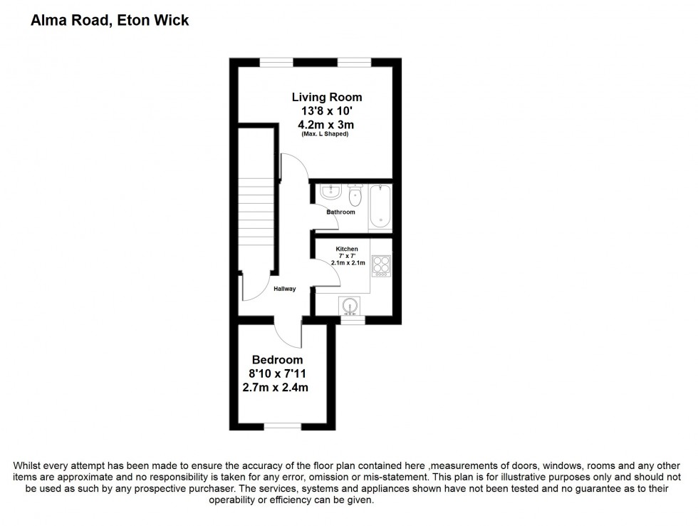 Floorplan for Alma Road, Eton Wick, SL4