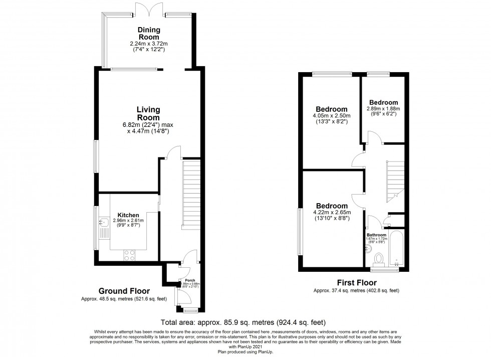 Floorplan for Eton Wick, Berkshire, SL4