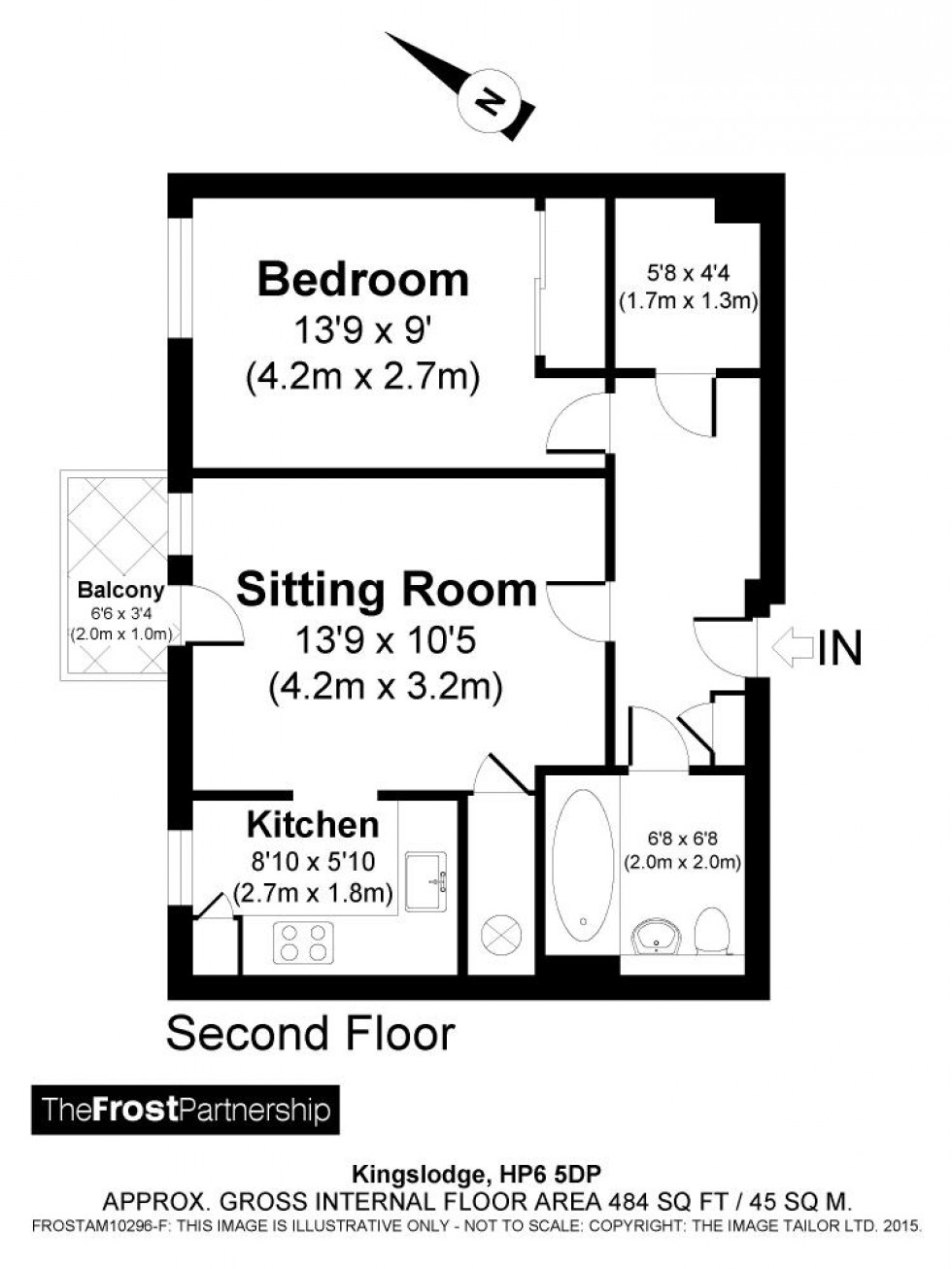 Floorplan for Amersham, Buckinghamshire, HP6