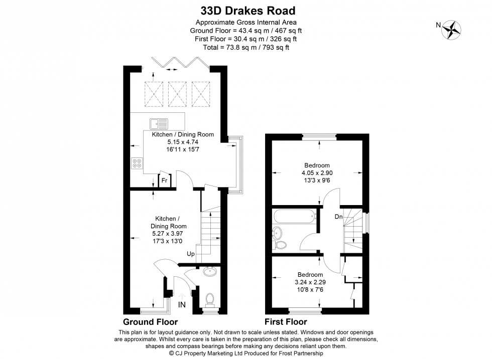 Floorplan for Amersham, Buckinghamshire, HP7
