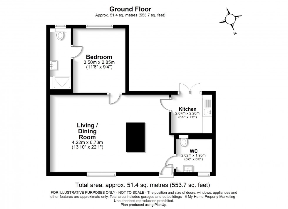 Floorplan for Amersham, Buckinghamshire, HP6