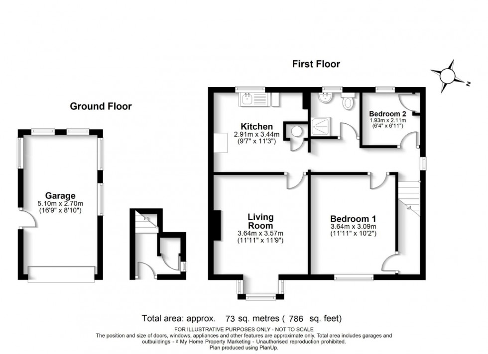 Floorplan for Amersham, Buckinghamshire, HP7