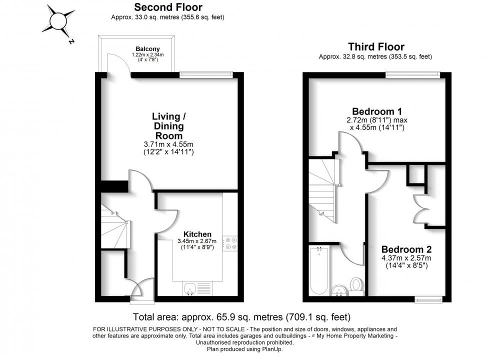 Floorplan for White Lion Road, Amersham, HP7