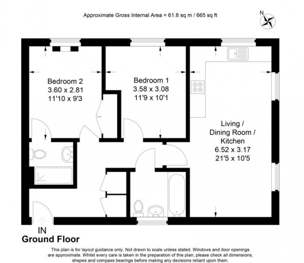 Floorplan for Little Chalfont, Amersham, HP6