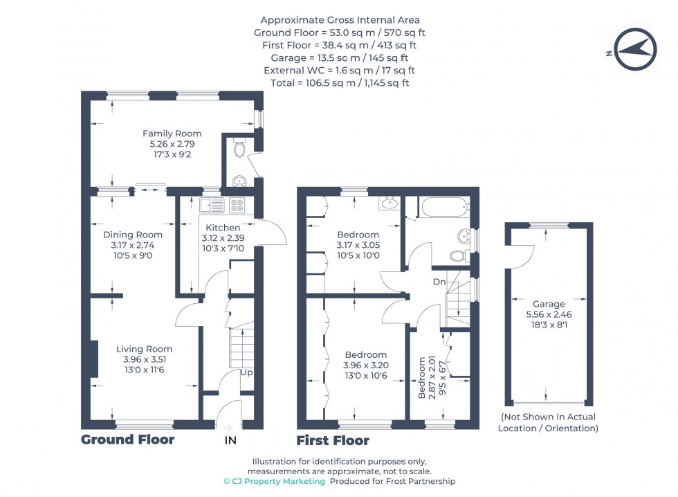 Floorplan for Amersham, Buckinghamshire, HP7
