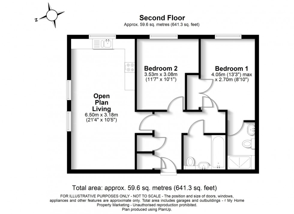 Floorplan for Little Chalfont, Buckinghamshire, HP6
