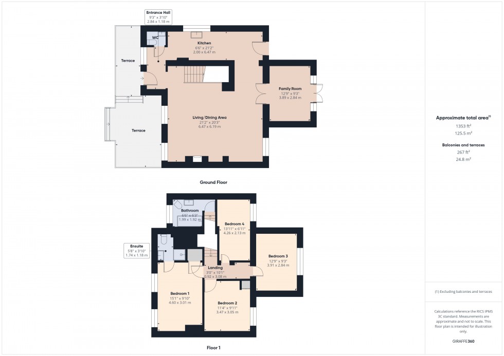 Floorplan for Amersham, Buckinghamshire, HP7