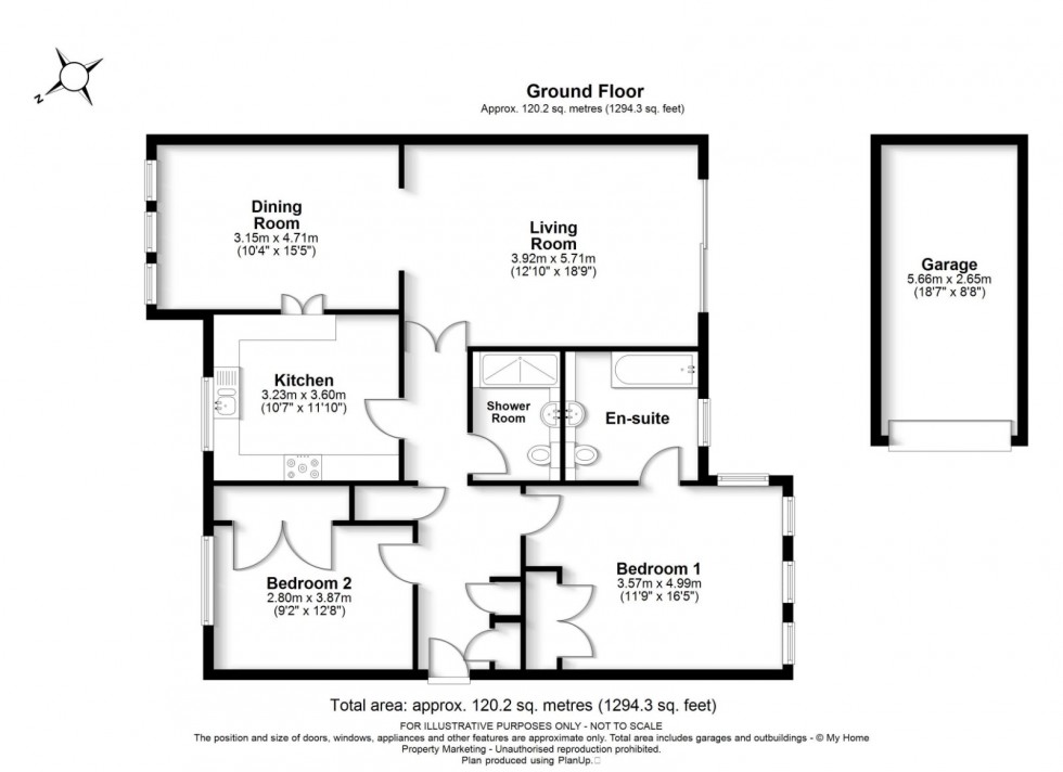 Floorplan for Amersham, Buckinghamshire, HP7