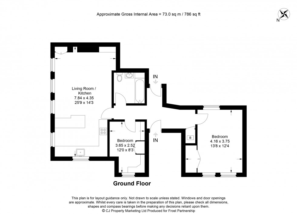 Floorplan for Amersham, Buckinghamshire, HP7