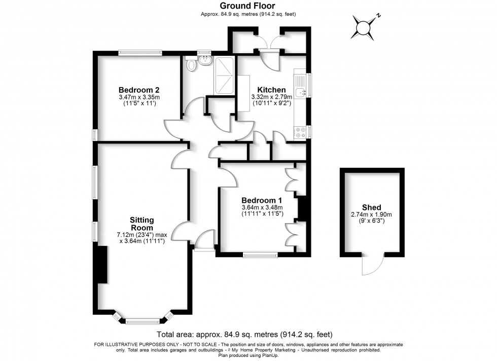 Floorplan for Little Chalfont, Amersham, HP6