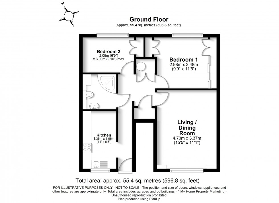 Floorplan for King George V Road, Amersham, HP6