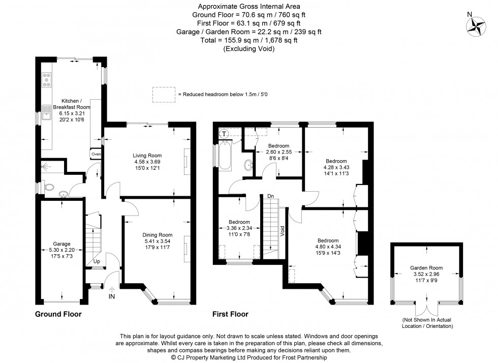 Floorplan for Amersham, Buckinghamshire, HP7