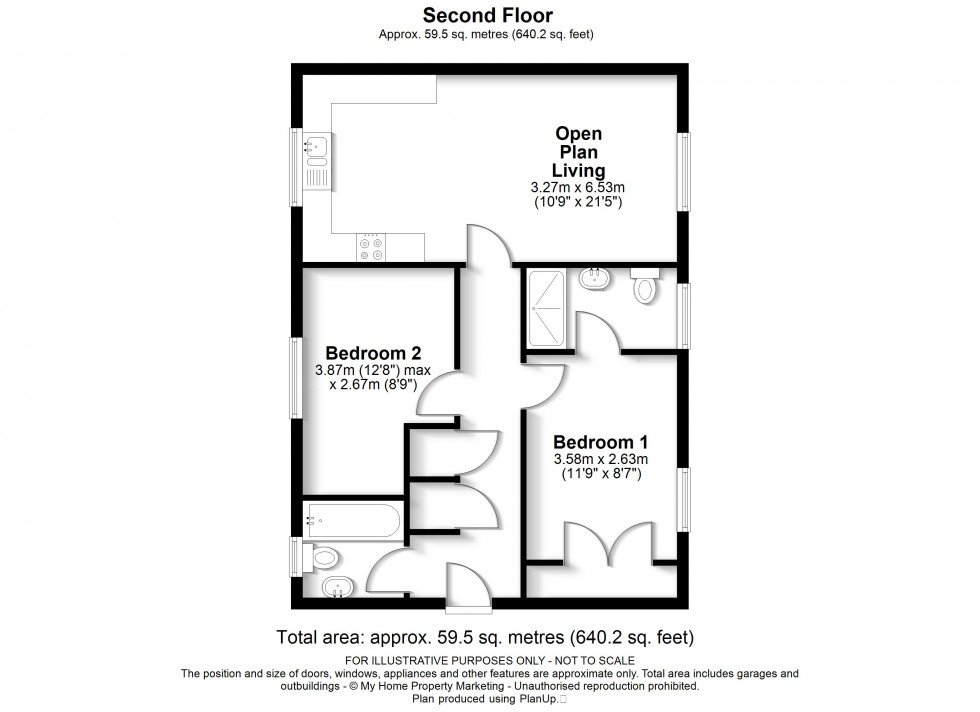 Floorplan for Amersham, Buckinghamshire, HP6