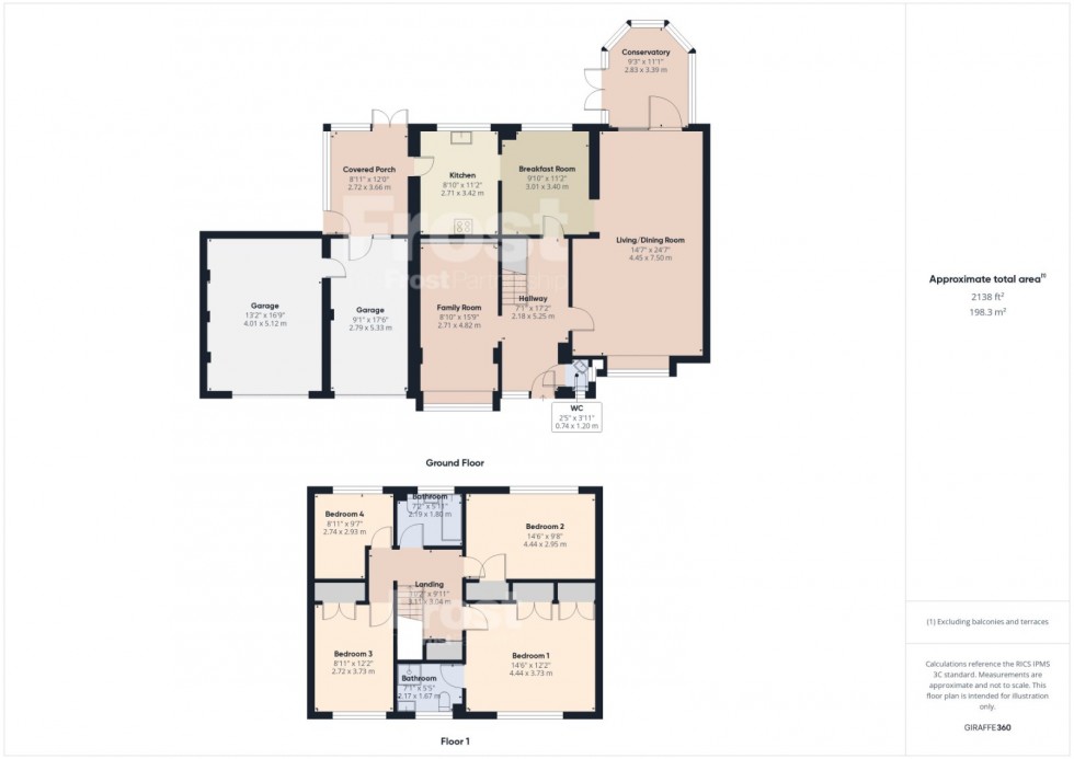 Floorplan for Amersham, Buckinghamshire, HP7