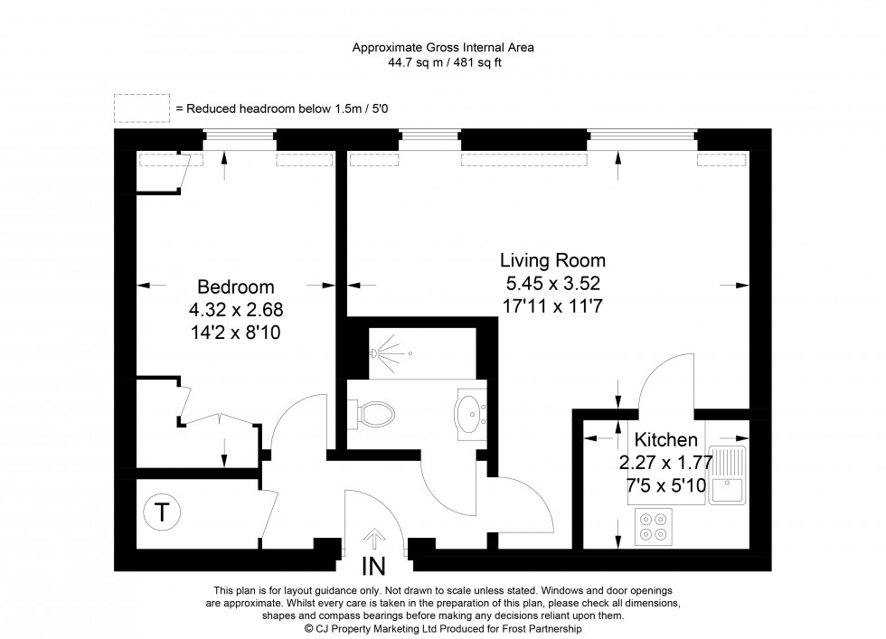 Floorplan for Amersham, Buckinghamshire, HP6