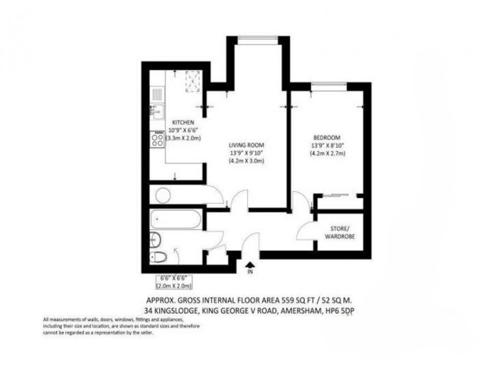 Floorplan for Amersham, Buckinghamshire, HP6
