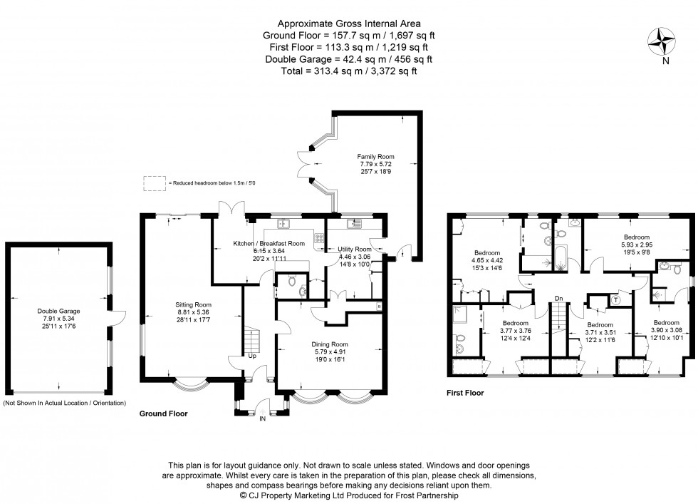 Floorplan for Little Chalfont, Amersham, HP7