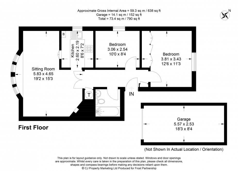 Floorplan for Amersham, Buckinghamshire, HP6