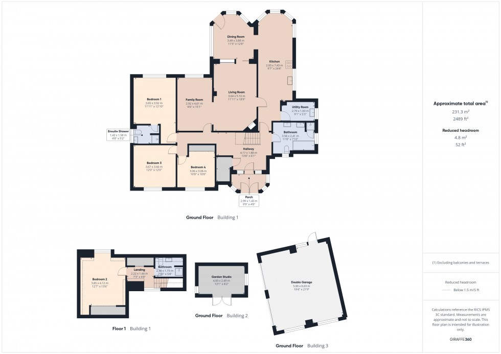 Floorplan for Hyde Heath, Amersham, HP6