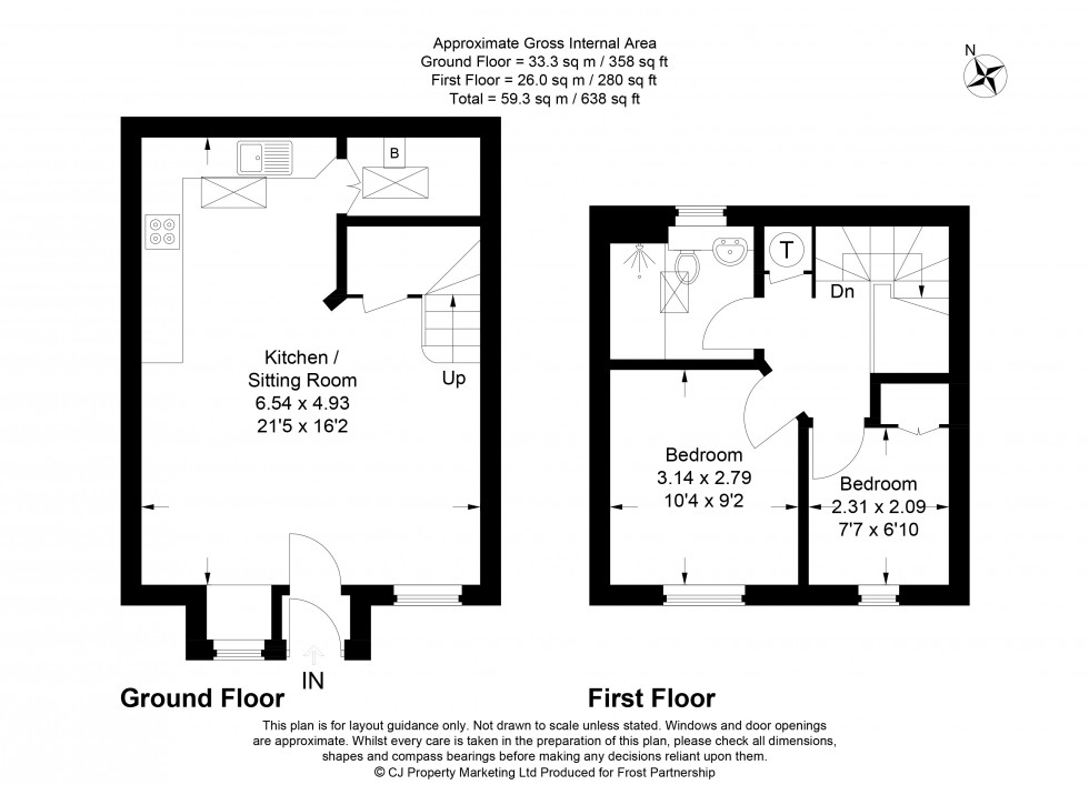 Floorplan for Amersham, Buckinghamshire, HP7
