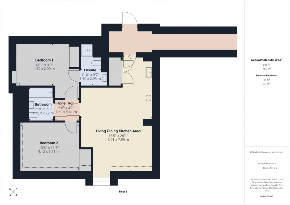 Floorplan for Sycamore Road, Amersham, HP6