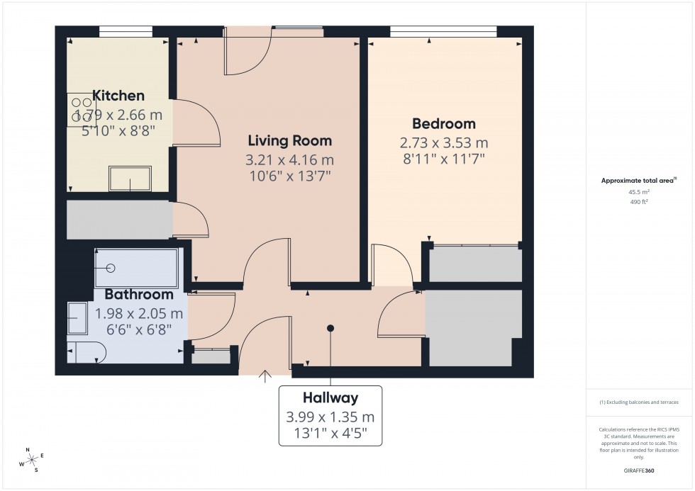 Floorplan for Amersham, Buckinghamshire, HP6