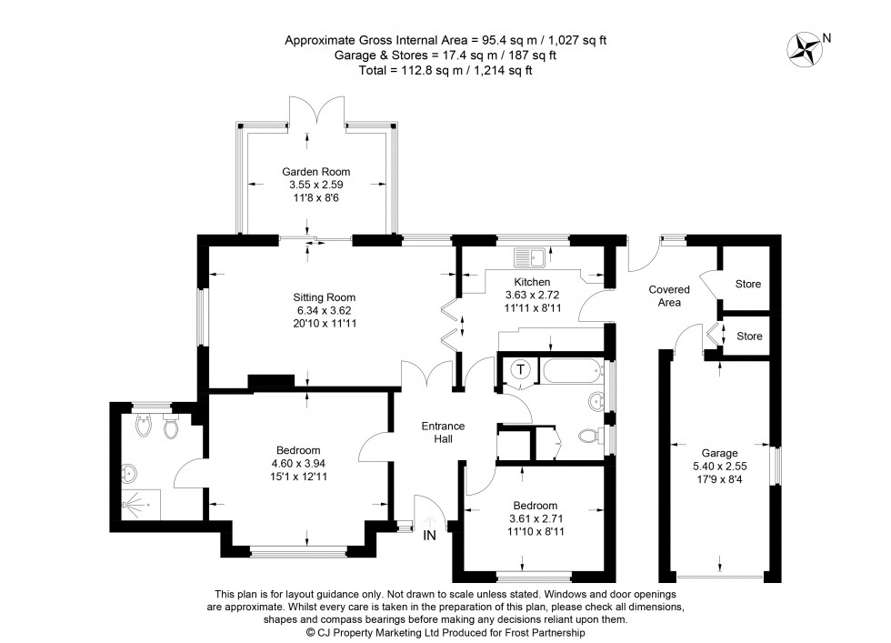 Floorplan for Chesham Bois, Amersham, HP6