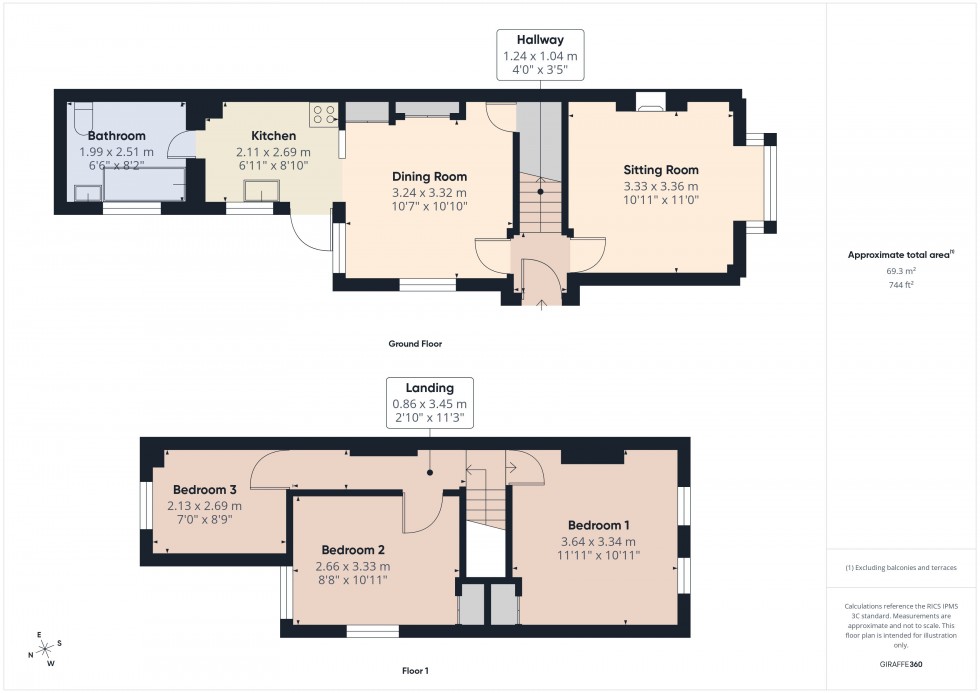 Floorplan for Prestwood, Great Missenden, HP16