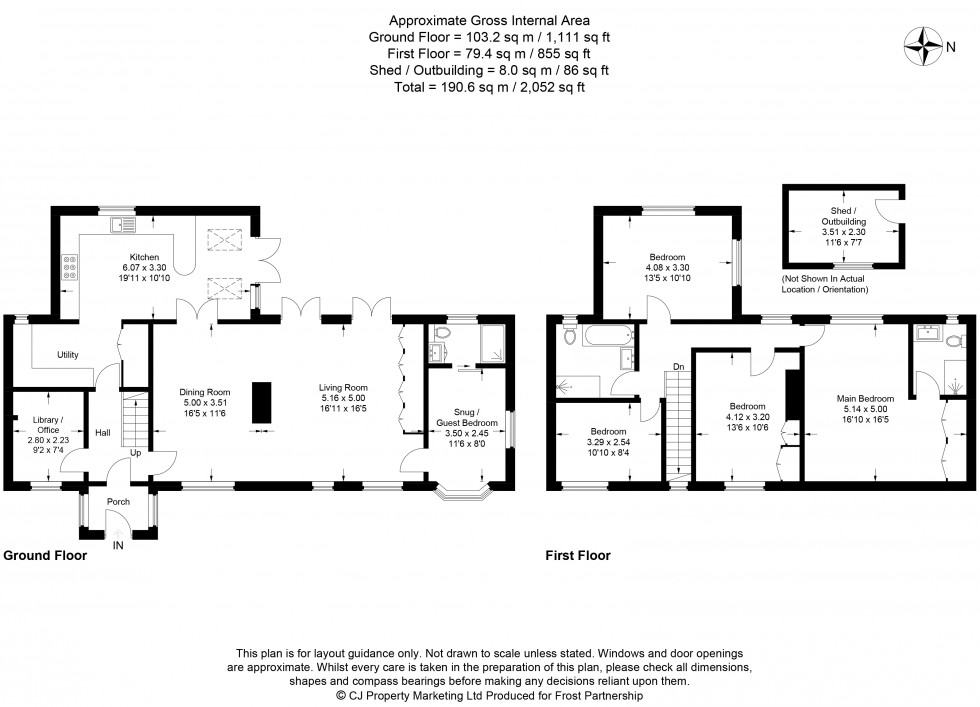 Floorplan for Amersham, Buckinghamshire, HP7