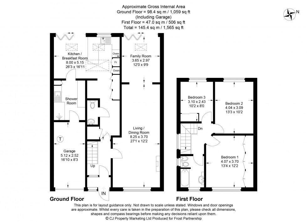 Floorplan for Amersham, Buckinghamshire, HP7