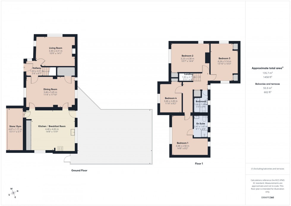 Floorplan for Hyde Heath, Amersham, HP6