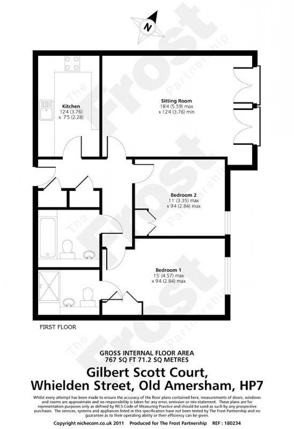 Floorplan for Old Amersham, Buckinghamshire, HP7