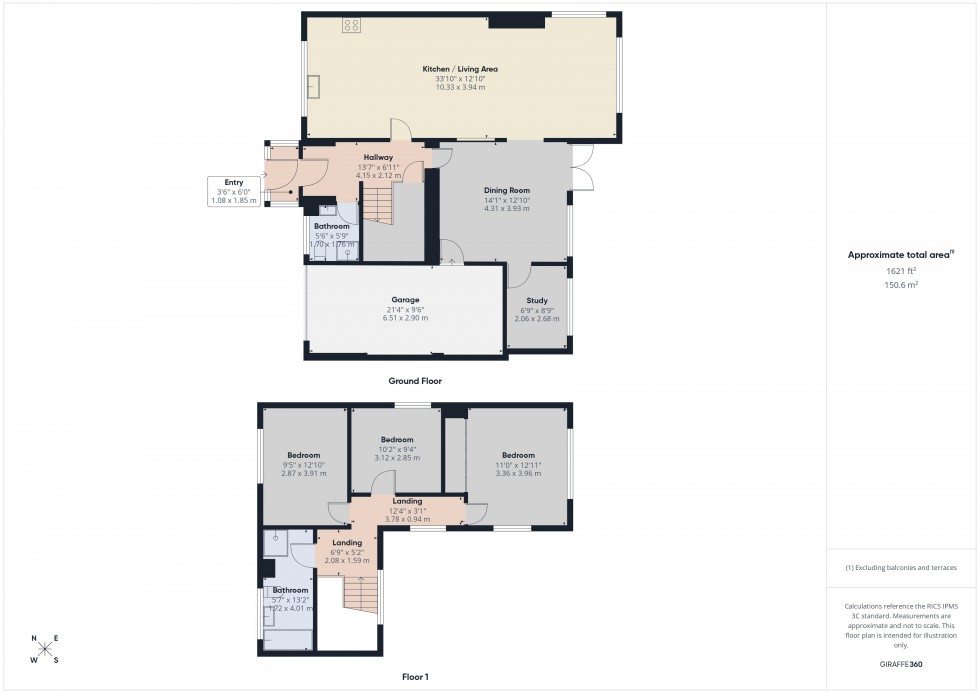 Floorplan for Amy Lane, Chesham, HP5