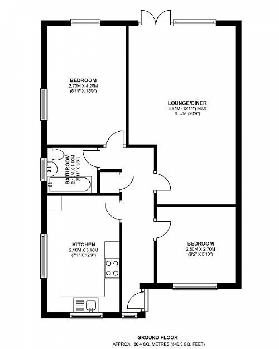 Floorplan for Station Road, Amersham, HP7