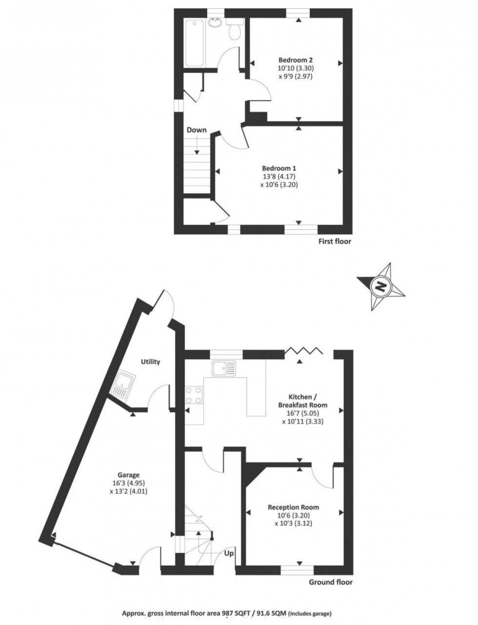 Floorplan for Little Chalfont, Buckinghamshire, HP6