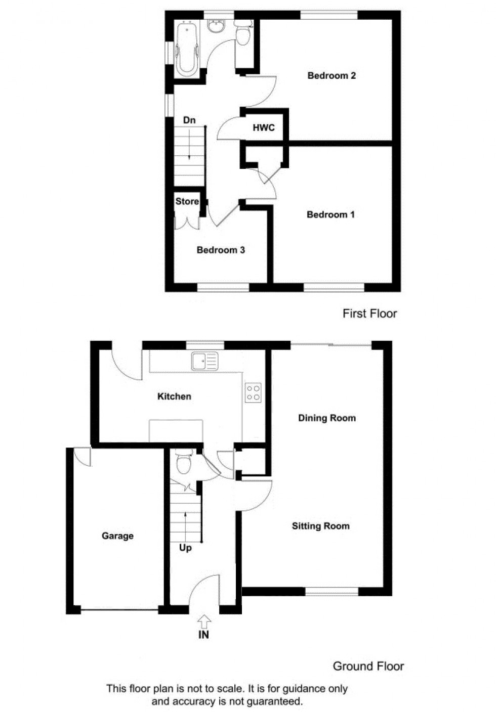 Floorplan for Amersham, Bucks, HP7