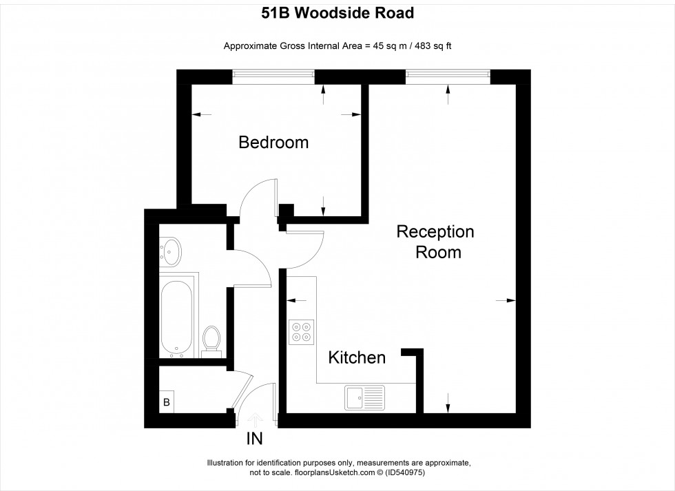 Floorplan for Amersham, Buckinghamshire, HP6