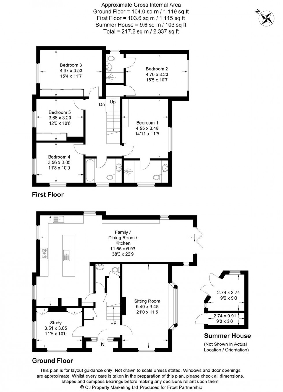 Floorplan for Amersham, Buckinghamshire, HP6