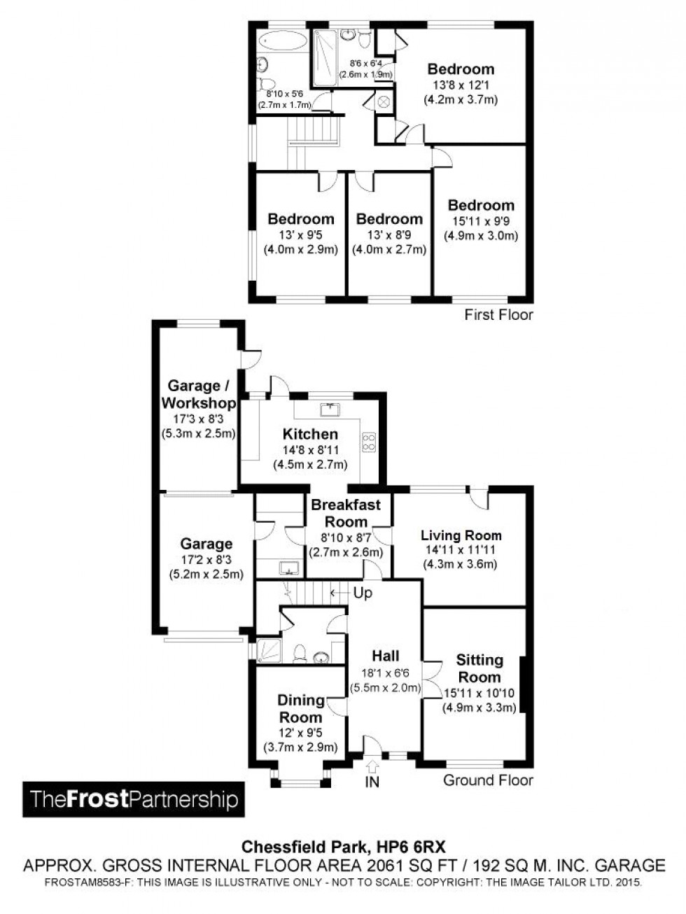 Floorplan for Amersham, Buckinghamshire, HP6