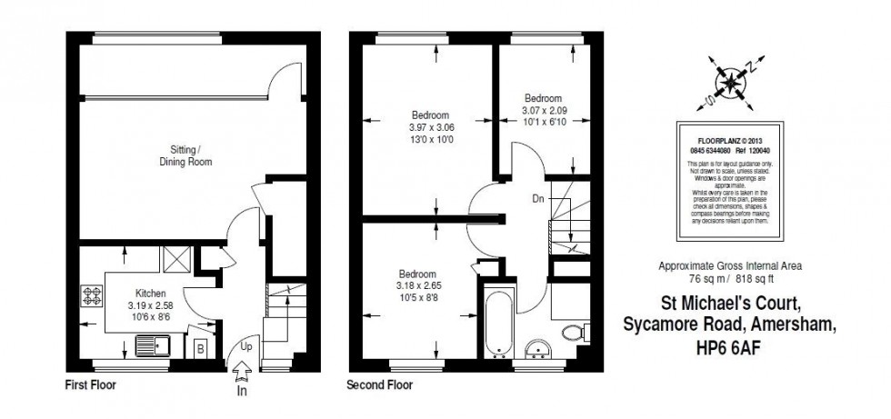 Floorplan for Amersham, , HP6