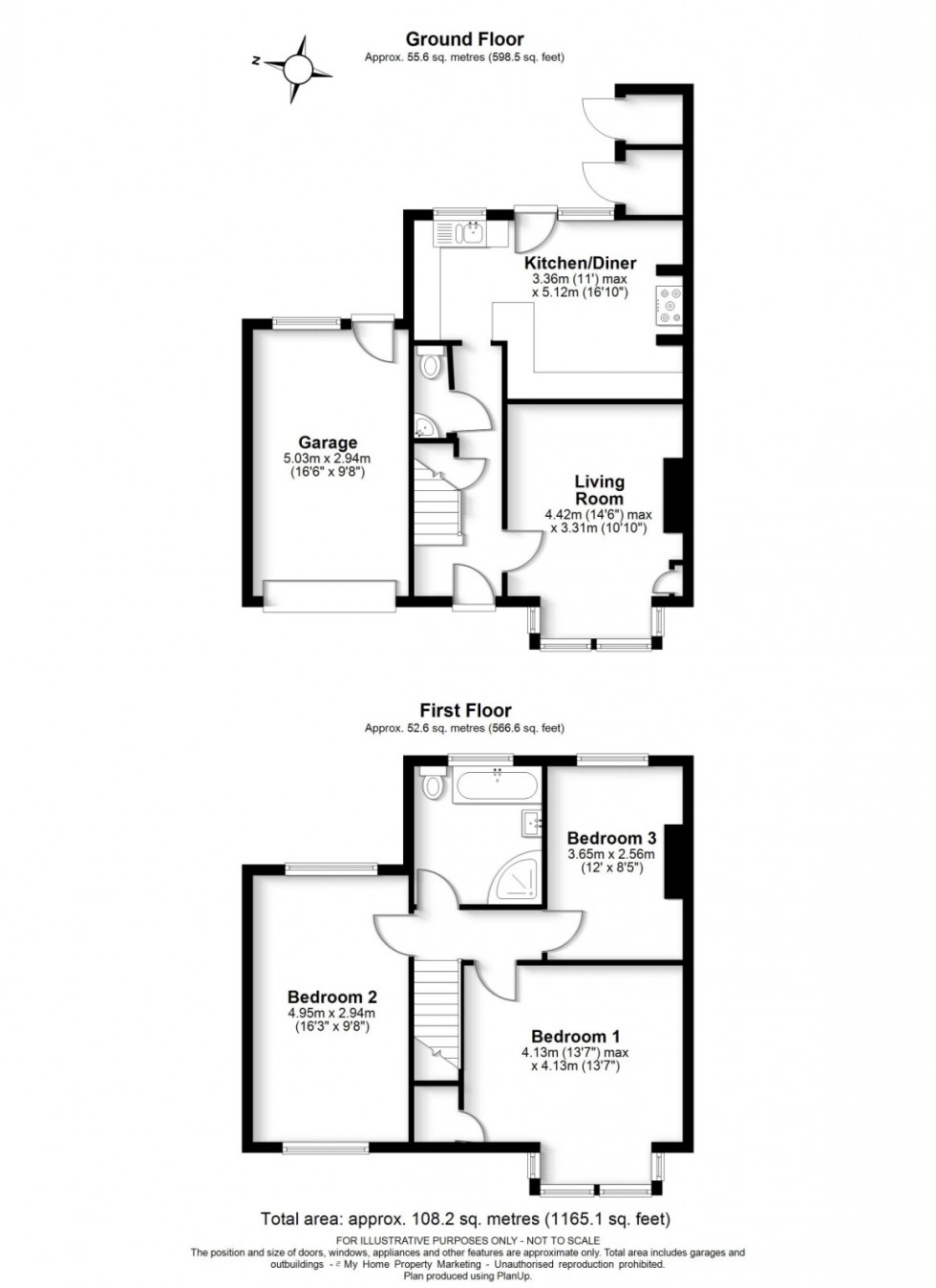 Floorplan for Prestwood, Great Missenden, HP16