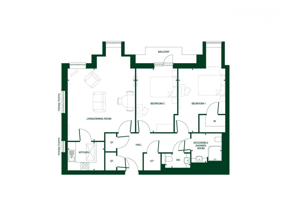 Floorplan for Amersham, , HP7